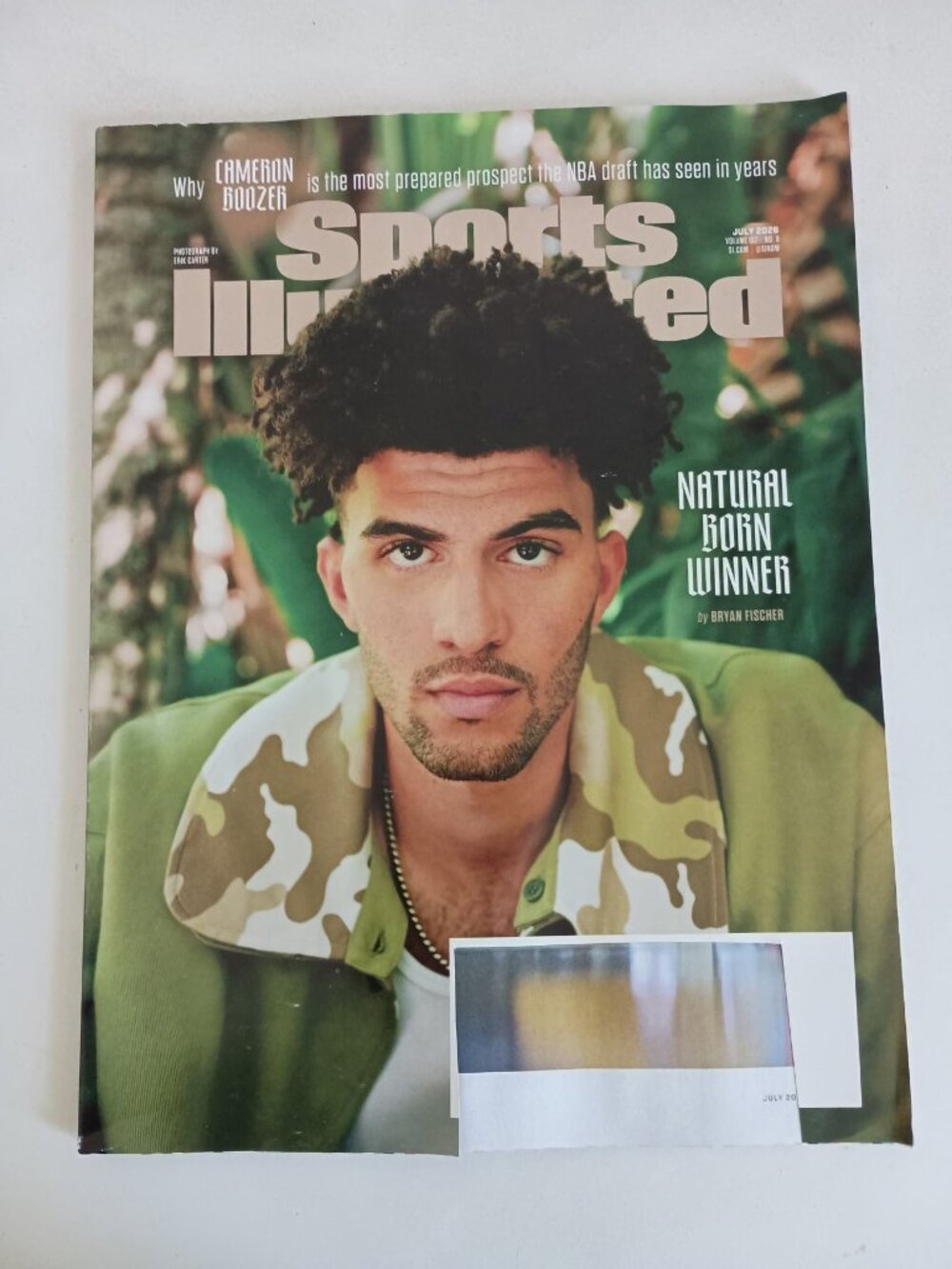 Sports Illustrated magazine July 2026 featuring Cameron Boozer
